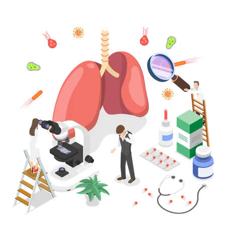 Mycobacterium Tuberculosis  Illustration