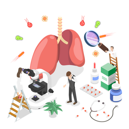 Mykobakterium tuberculosis  Illustration