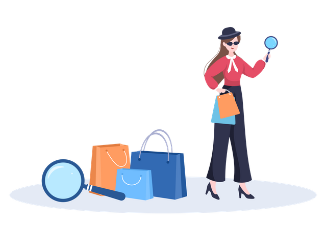 Mystery Shopper  Illustration