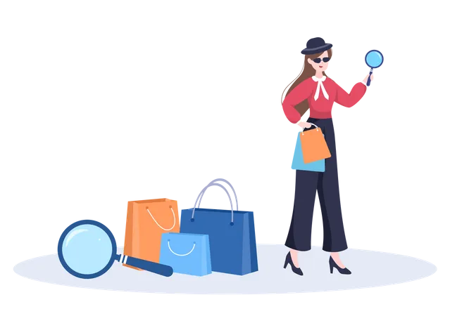 Mystery Shopper  Illustration