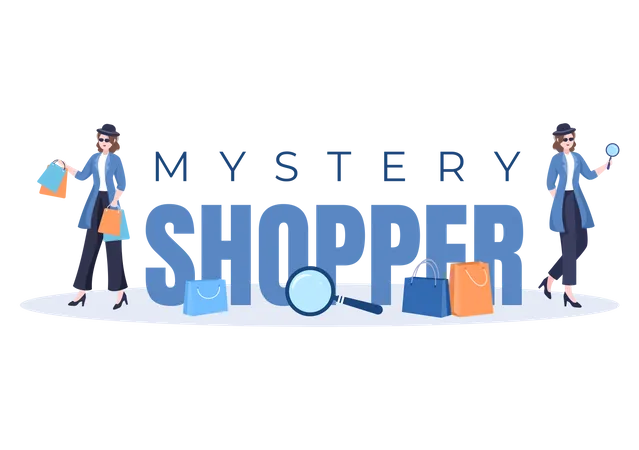 Mystery shopping  Illustration
