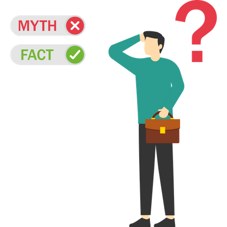 Myths Vs Facts  Illustration