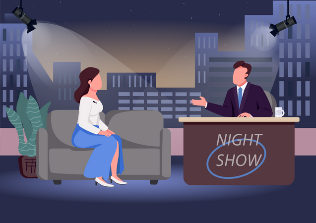 Nachtshow  Illustration