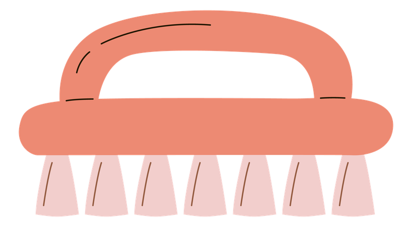 Nail brush  Illustration