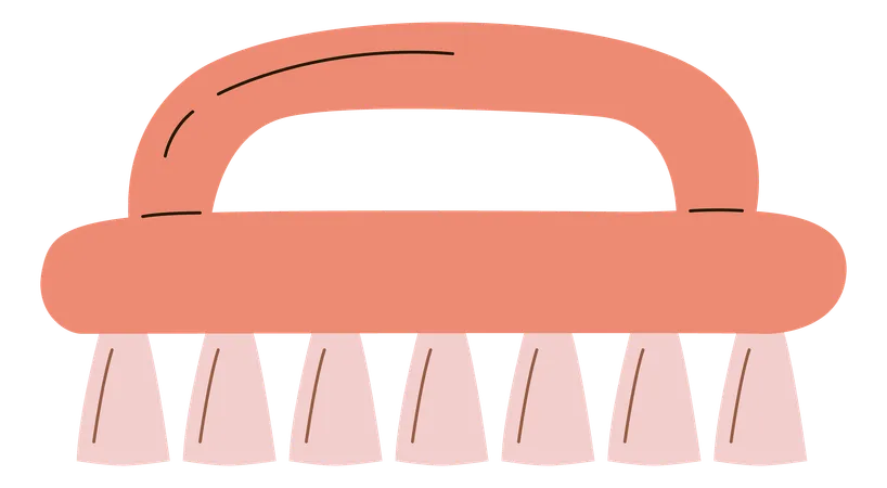 Nail brush  Illustration