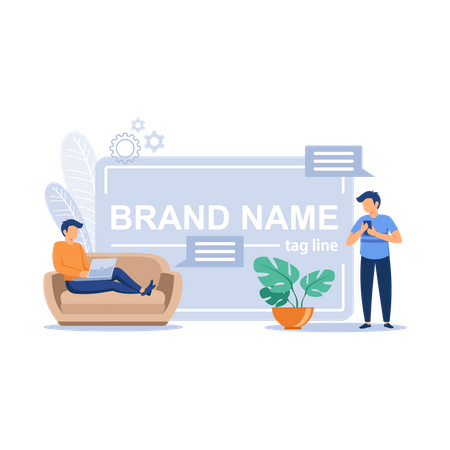 Naming and taglines  Illustration