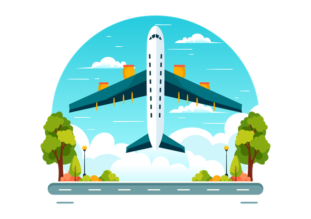 National Aviation Day  Illustration