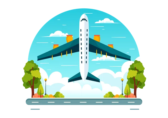 National Aviation Day  Illustration