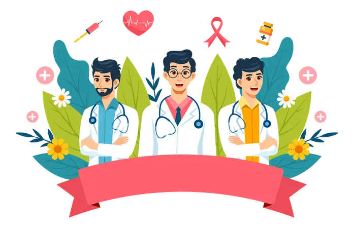 National Doctors Day  Illustration