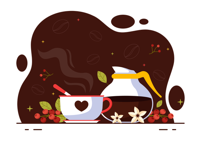 National Espresso Day  Illustration