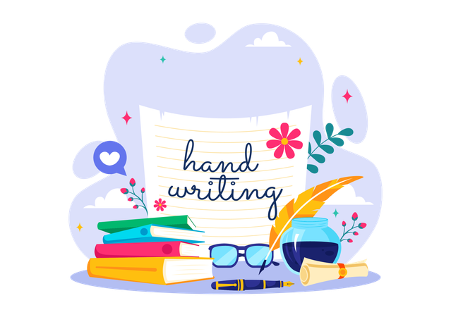 National Handwriting Day  Illustration