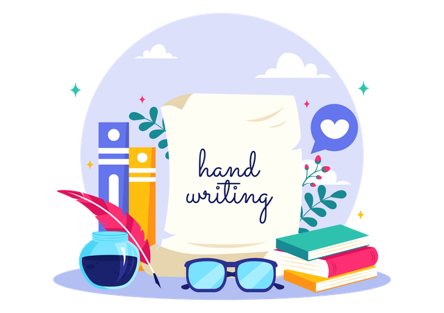 National Handwriting Day  Illustration