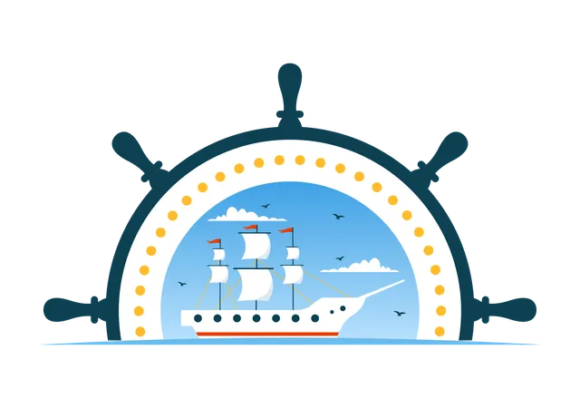 National Maritime Day  イラスト