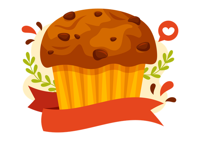 National Muffin Day  Illustration