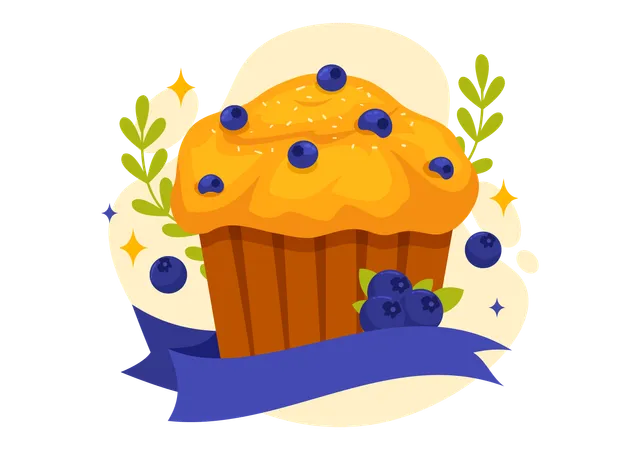 National Muffin Day  Illustration