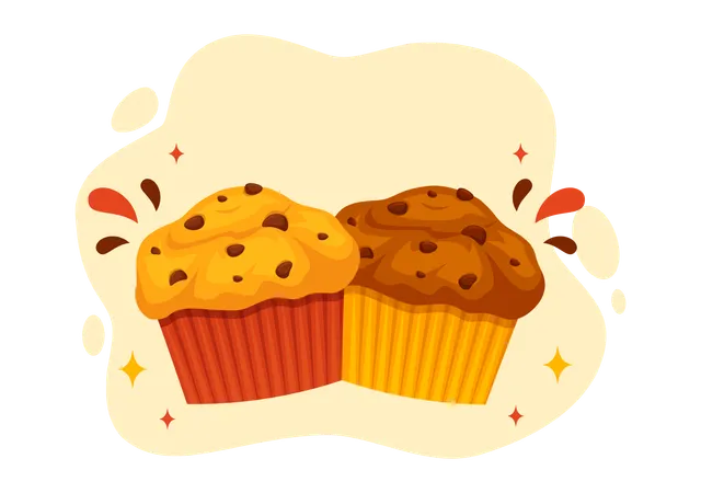 National Muffin Day  Illustration