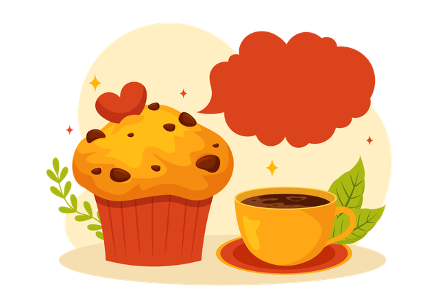 National Muffin Day  Illustration