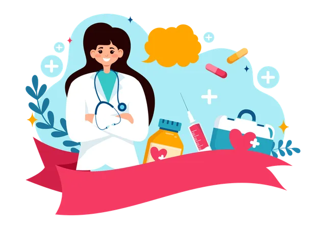 National Women Physicians Day Vector Illustration On February 3 To Honor Female Doctors Across The Country In Flat Cartoon Background Design Illustration