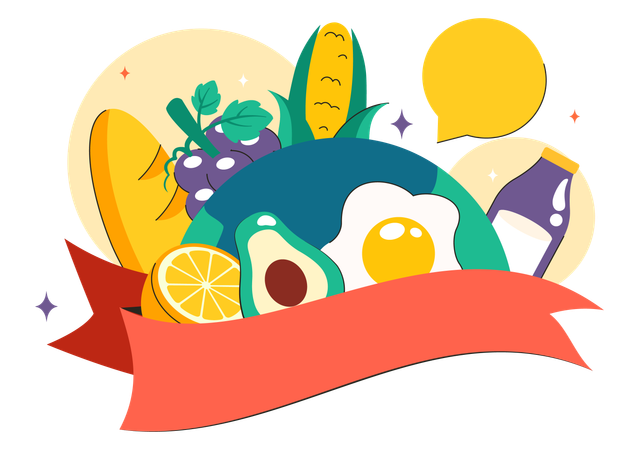 National Nutrition Week  Illustration