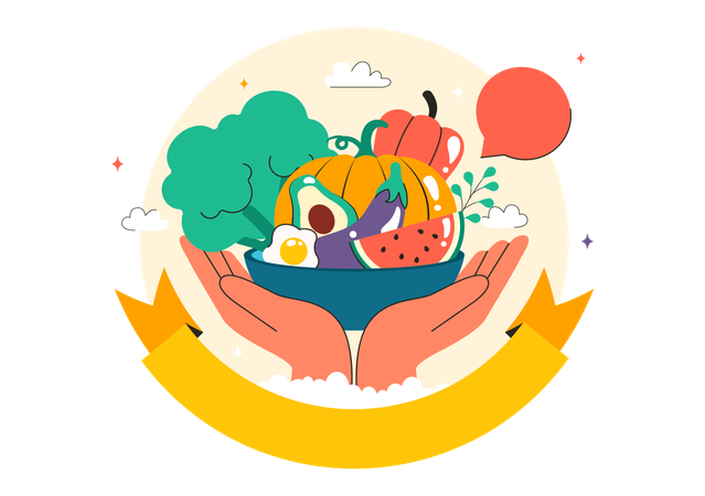 National Nutrition Week  Illustration