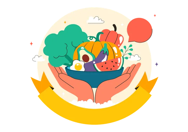 National Nutrition Week  Illustration
