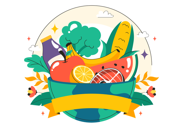 National Nutrition Week  Illustration