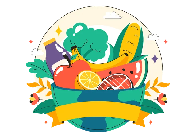 National Nutrition Week  Illustration