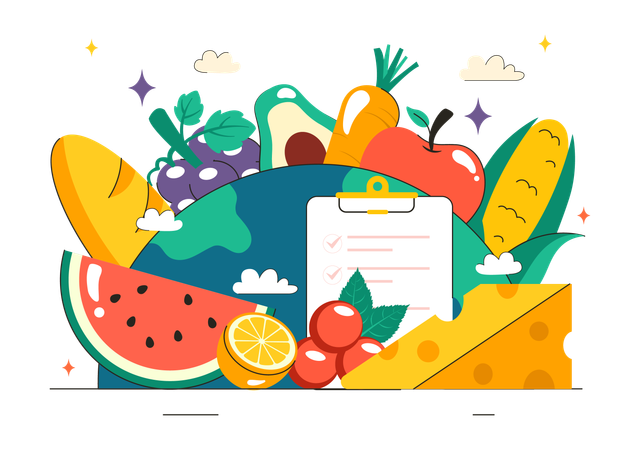 National Nutrition Week  Illustration
