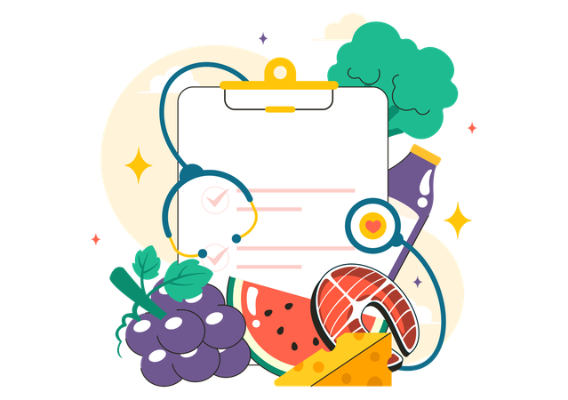 National Nutrition Week  Illustration