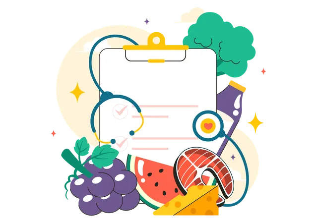 National Nutrition Week  Illustration