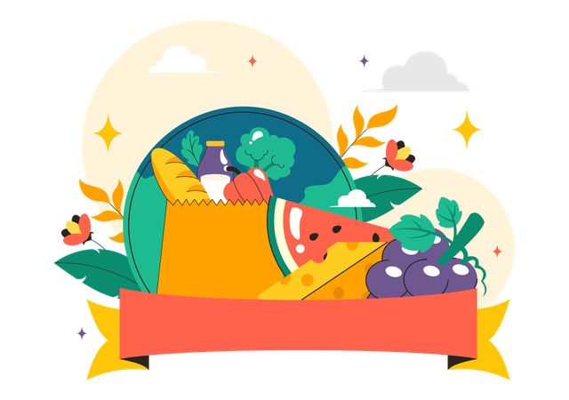 National Nutrition Week  Illustration
