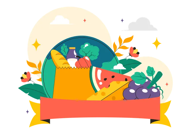 National Nutrition Week  Illustration