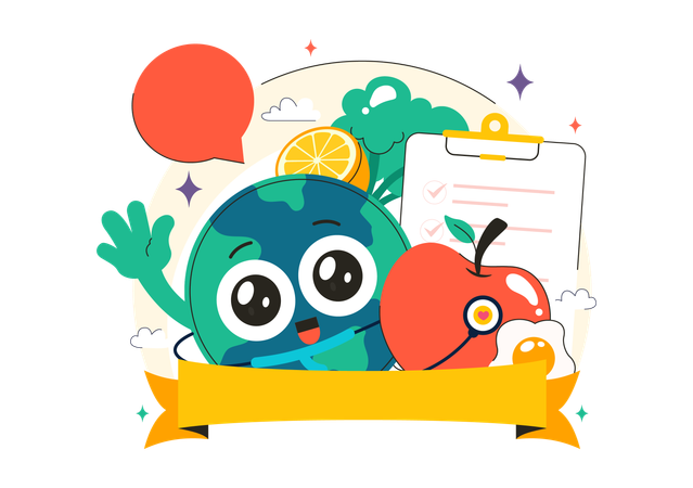 National Nutrition Week  Illustration
