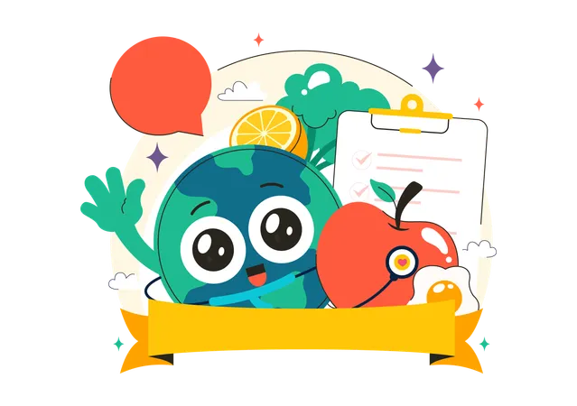 National Nutrition Week  Illustration