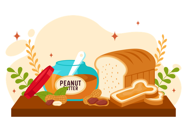 National Peanut Butter Day  Illustration