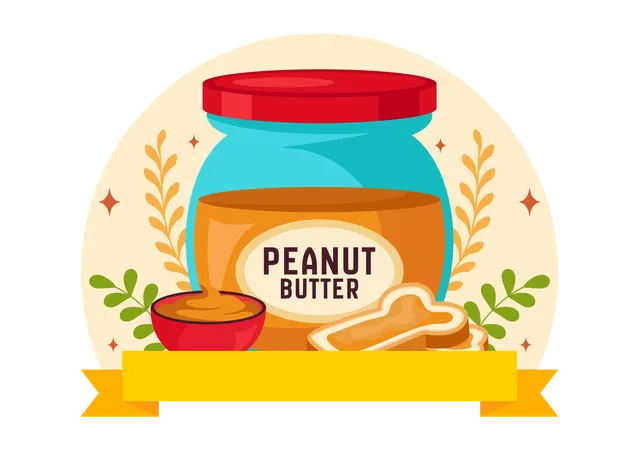 National Peanut Butter Day  Illustration