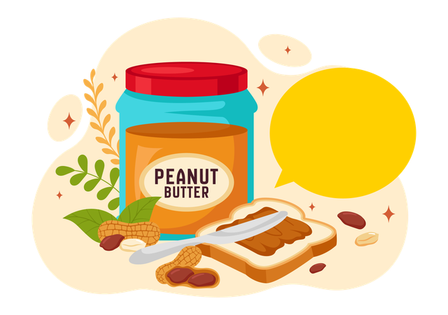 National Peanut Butter Day  Illustration