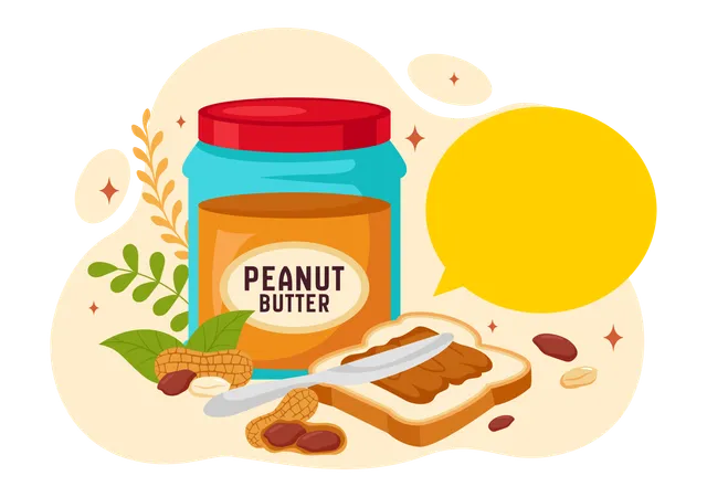 National Peanut Butter Day  Illustration