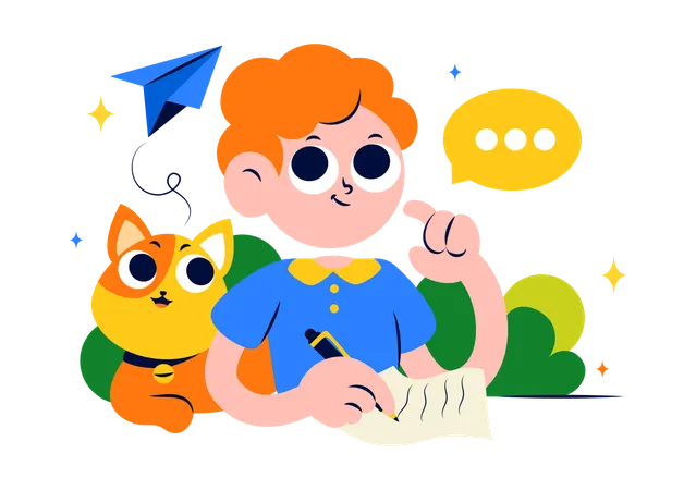 National Pen Pal Day  Illustration