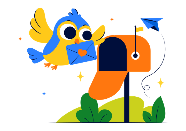 National Pen Pal Day  Illustration