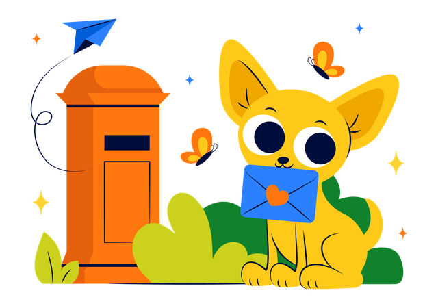National Pen Pal Day  Illustration