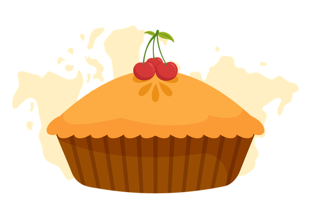 National Pie Day  Illustration