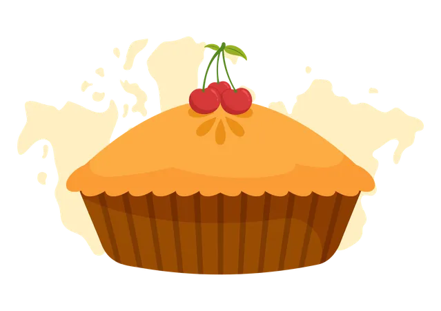 National Pie Day  Illustration