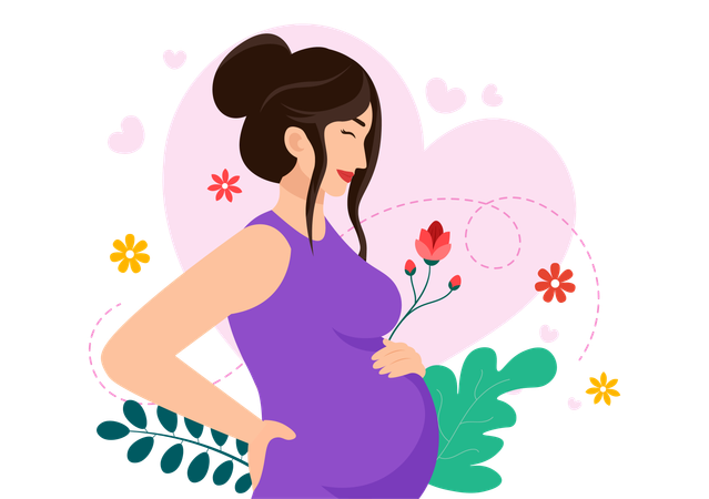 Best National Safe Motherhood Day Illustration download in PNG & Vector ...