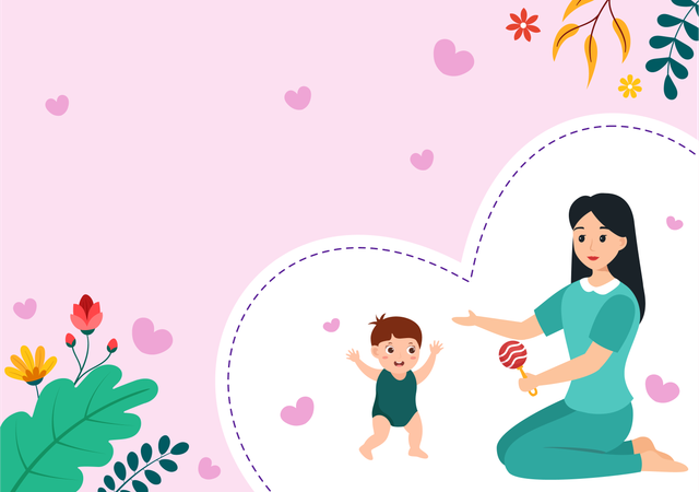 National Safe Motherhood Day  Illustration