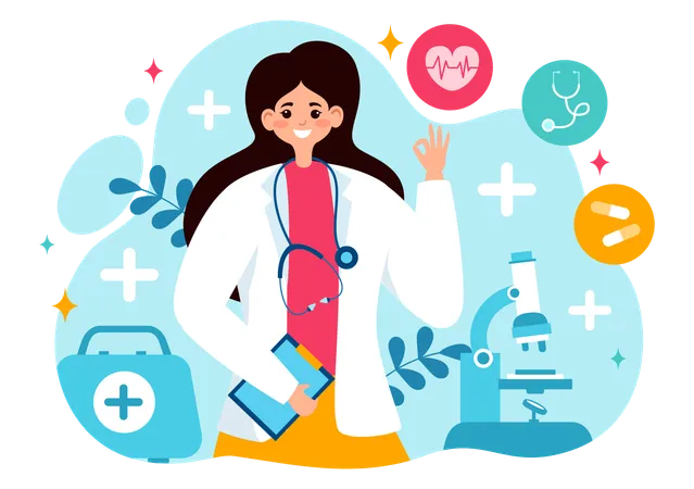 National Women Physicians Day  Illustration