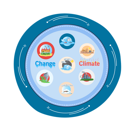 Natural disaster  Illustration