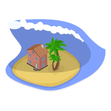 3 D Isometric Flat Vector Illustration Of Climate Change Natural Disasters Set Item 4 イラスト