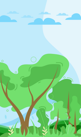 Nature Background or wallpaper  Illustration