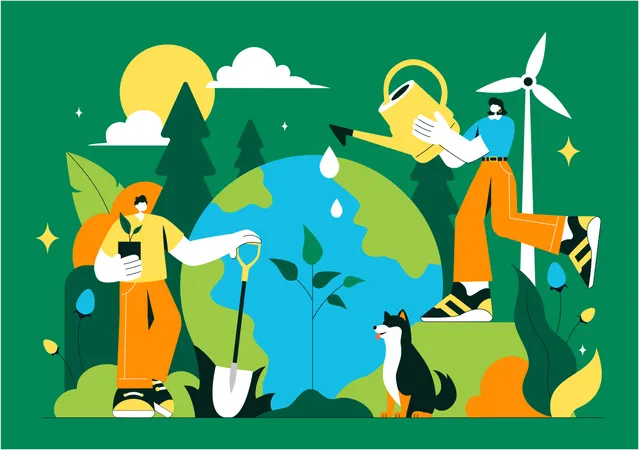 Nature Conservation Day  Illustration